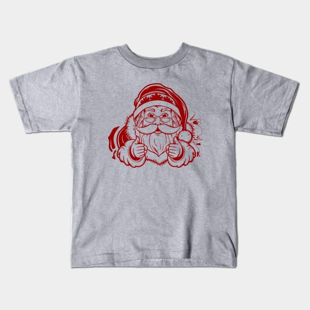 Christmas Energy Kids T-Shirt by Nana On Here